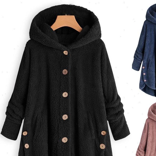 womens sweater turtleneck fashion button coat fluffy tail hooded loose sweater outerwear autumn winter coat 45, White;black
womens sweater turtleneck fashion button coat fluffy tail hooded loose sweater outerwear autumn winter coat 45, White;black