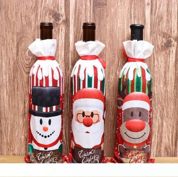 decorations for home burlap embroidery angel 11styles snowman wine bottle cover set christmas gift bag santa sack 
decorations for home burlap embroidery angel 11styles snowman wine bottle cover set christmas gift bag santa sack