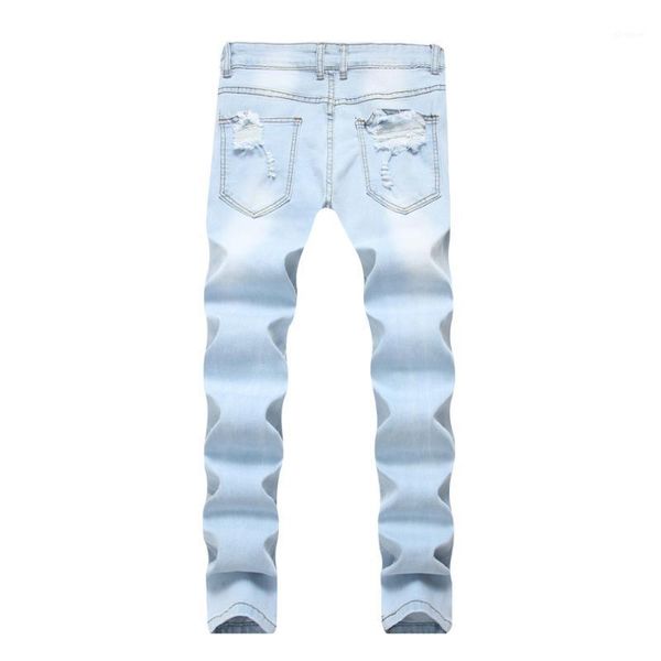 ripped jeans with embroidery men with flowers rose embroidered men's denim jeans stretch skinny push size 40 42 pants1, Blue
ripped jeans with embroidery men with flowers rose embroidered men's denim jeans stretch skinny push size 40 42 pants1, Blue