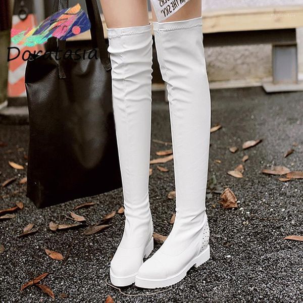 boots doratasia big size 43 women solid consise office shoes winter round toe casual over the knee boots1, Black
boots doratasia big size 43 women solid consise office shoes winter round toe casual over the knee boots1, Black