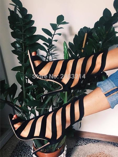 boots hollow out back zipper rome designed lady stiletto sandal peep toe cut-outs black high heels summer ankle shoes
boots hollow out back zipper rome designed lady stiletto sandal peep toe cut-outs black high heels summer ankle shoes