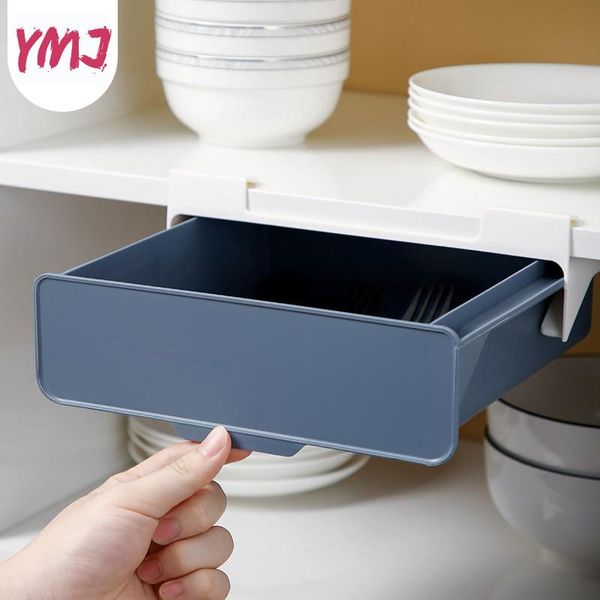 1pc drawer type storage box plastic hidden type storage holder sticky cabinet clapboard hanging box for home office
1pc drawer type storage box plastic hidden type storage holder sticky cabinet clapboard hanging box for home office