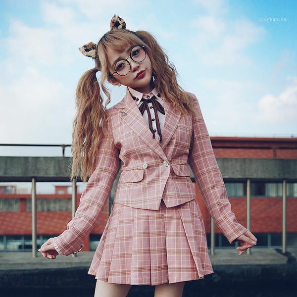 princess sweet lolita plaid coat bobon21 uniform coat collage style plaid suit slim short tailored collar c14011, Black;brown
princess sweet lolita plaid coat bobon21 uniform coat collage style plaid suit slim short tailored collar c14011, Black;brown