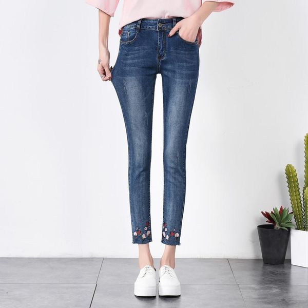 new nine points small feet spring summer stretch super large casual thin long trousers and pencil women's jeans size 26-38 40, Blue
new nine points small feet spring summer stretch super large casual thin long trousers and pencil women's jeans size 26-38 40, Blue