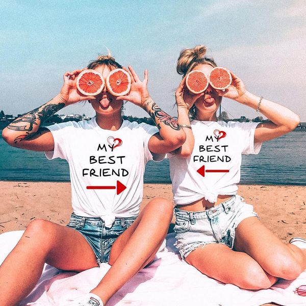 women cute friend matching letter t-shirt bff t shirt women lovers tee shirt my friend printing tshirt femme clothes, White
women cute friend matching letter t-shirt bff t shirt women lovers tee shirt my friend printing tshirt femme clothes, White