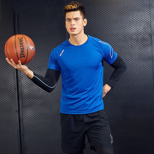 sports t-shirt men's summer shirt short-sleeved breathable sweat-absorbent leisure fitness loose running quick-drying short-sleeved shi, White;black
sports t-shirt men's summer shirt short-sleeved breathable sweat-absorbent leisure fitness loose running quick-drying short-sleeved shi, White;black