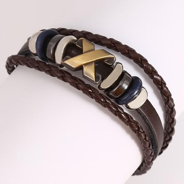 Genuine Leather Bracelet Double Layer 20/23CM White/Black Color Special Jewelry For Men Father's Day Gift Big Discount, Golden;silver
Genuine Leather Bracelet Double Layer 20/23CM White/Black Color Special Jewelry For Men Father's Day Gift Big Discount, Golden;silver