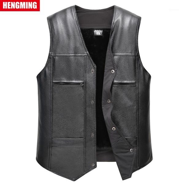 hengming 2018 new faux leather vests man black pu faux leather vest single breasted black fur xl-3xl loose men's wear1, Black;white
hengming 2018 new faux leather vests man black pu faux leather vest single breasted black fur xl-3xl loose men's wear1, Black;white