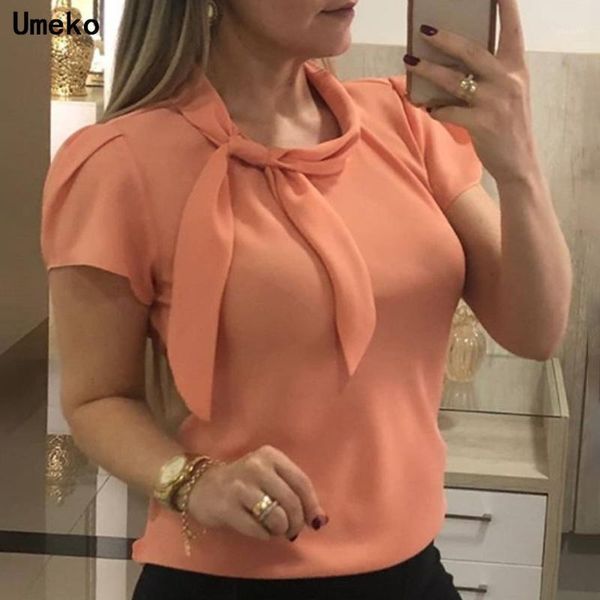umeko elegant chiffon bow tie short sleeve summer petal sleeves and blouses vintage office ladies casual slim fit shirts1, White
umeko elegant chiffon bow tie short sleeve summer petal sleeves and blouses vintage office ladies casual slim fit shirts1, White