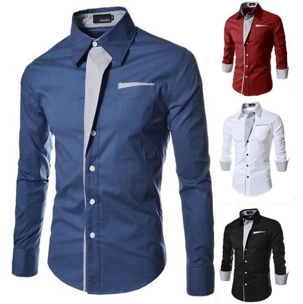 man autumn shirts 7 colors stripe patch design long sleeve shirt -3xl, White;black
man autumn shirts 7 colors stripe patch design long sleeve shirt -3xl, White;black
