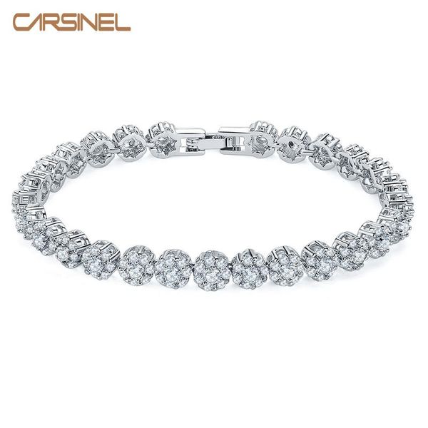 link, chain carsinel romantic bracelet round cubic zircon charm friendship bracelets & bangles for women wedding party jewelry gift br0174, Black
link, chain carsinel romantic bracelet round cubic zircon charm friendship bracelets & bangles for women wedding party jewelry gift br0174, Black
