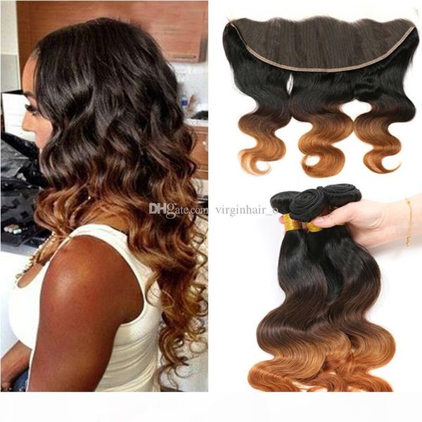 9a indian ombre swiss lace frontal closure 13x4 with three tone 1b 4 30 auburn brown ombre body wave virgin human hair bundles, Black
9a indian ombre swiss lace frontal closure 13x4 with three tone 1b 4 30 auburn brown ombre body wave virgin human hair bundles, Black