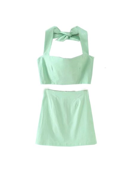 2021 new summer super french beauty vintage green mint high waist mini skirt short cabresto 2 female suit set o9j3, Black;gray
2021 new summer super french beauty vintage green mint high waist mini skirt short cabresto 2 female suit set o9j3, Black;gray