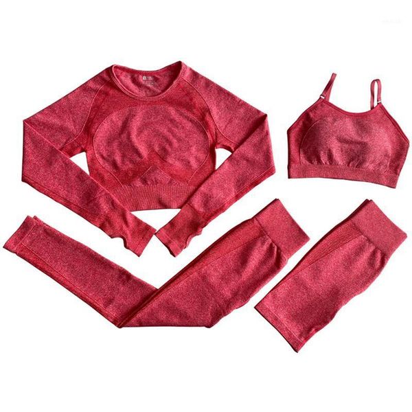 yoga outfits 2/3/4pcs seamless set workout clothes women sportswear gym long sleeve crop high waist leggings fitness sports suit1, White;red
yoga outfits 2/3/4pcs seamless set workout clothes women sportswear gym long sleeve crop high waist leggings fitness sports suit1, White;red
