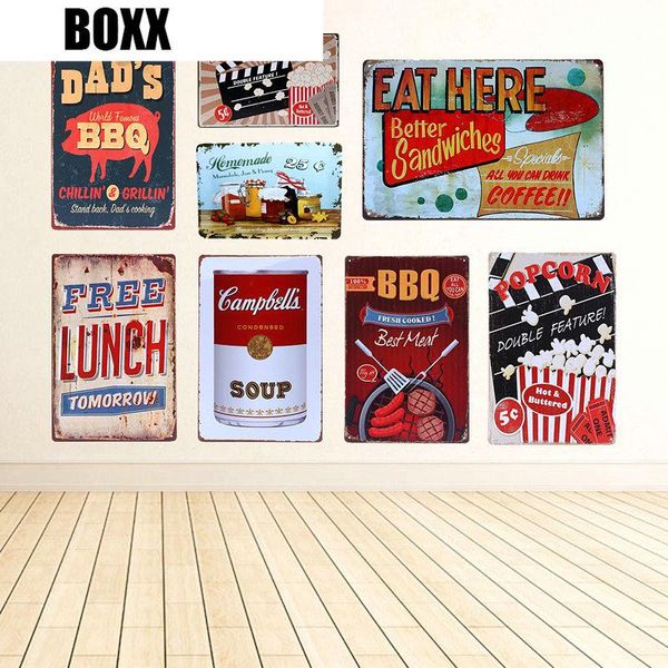 dad's bbq home decoration lunch eat here wall decor for roast meat shop l supermarket metal signs vintage plaque
dad's bbq home decoration lunch eat here wall decor for roast meat shop l supermarket metal signs vintage plaque