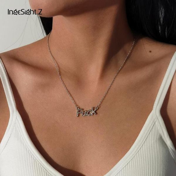 ingesight.z simple minimalist initial letter rhinestone crystal pendant necklace women korean gold color chain necklaces jewelry, Silver
ingesight.z simple minimalist initial letter rhinestone crystal pendant necklace women korean gold color chain necklaces jewelry, Silver