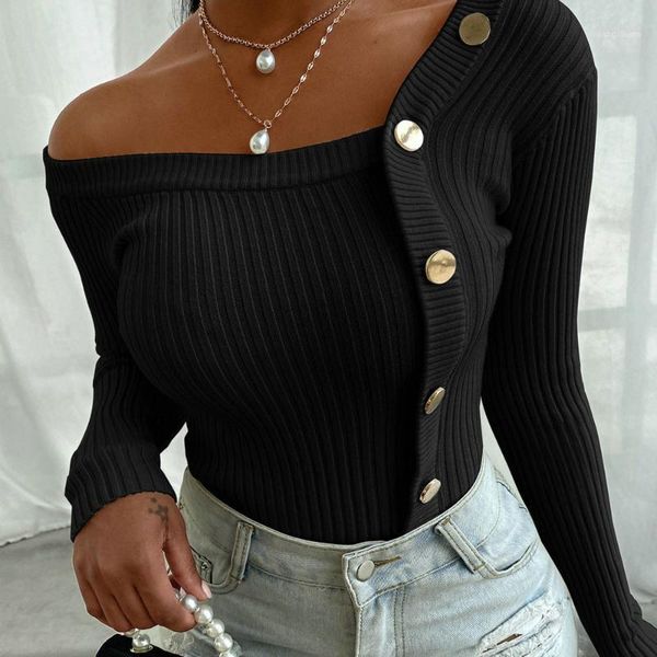 casual patchwork pullover knitted sweater women off shoulder buttons bodycon woman sweaters winter jumper female elegant 1, White;black
casual patchwork pullover knitted sweater women off shoulder buttons bodycon woman sweaters winter jumper female elegant 1, White;black
