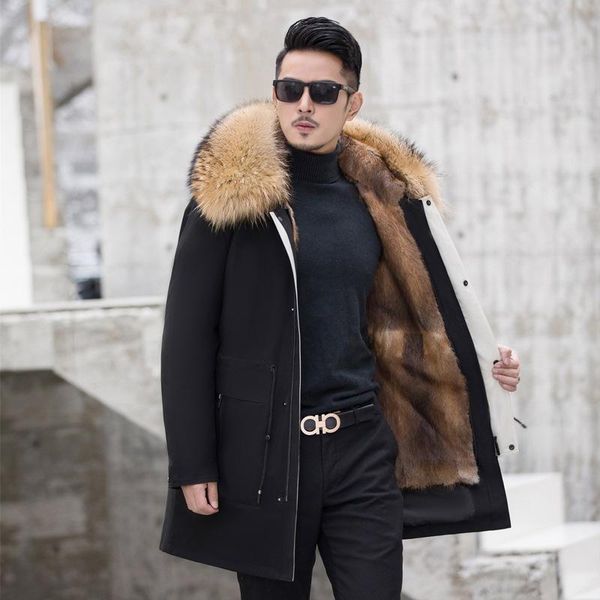 shang the new 2021 winter sent to overcome male youth in haining bladder removable raccoon collars coat, Black
shang the new 2021 winter sent to overcome male youth in haining bladder removable raccoon collars coat, Black