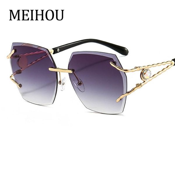 sunglasses 2021 fashion rimless women vintage square gradient oversized shades glasses luxury designer metal uv400, White;black
sunglasses 2021 fashion rimless women vintage square gradient oversized shades glasses luxury designer metal uv400, White;black
