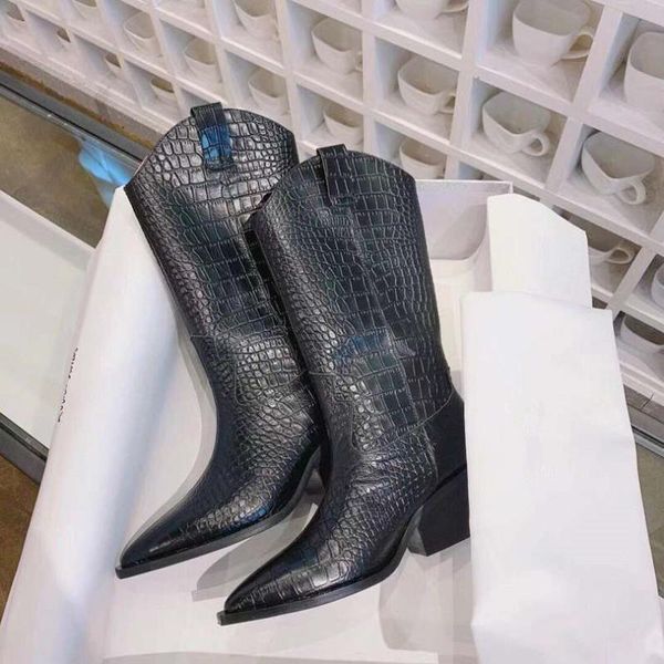 women boots shoes mid-calf winter botas de mujer leather femmes warm bottes kobiet buty casual sapatos das mulheres, Black
women boots shoes mid-calf winter botas de mujer leather femmes warm bottes kobiet buty casual sapatos das mulheres, Black