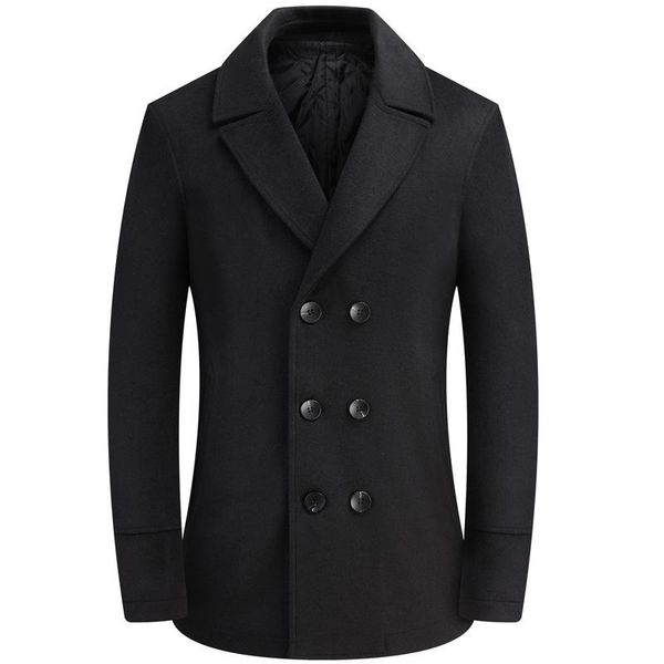 men's wool & blends 2021 casual double breasted herren jacke good quality turn down collar men clothing, Black
men's wool & blends 2021 casual double breasted herren jacke good quality turn down collar men clothing, Black
