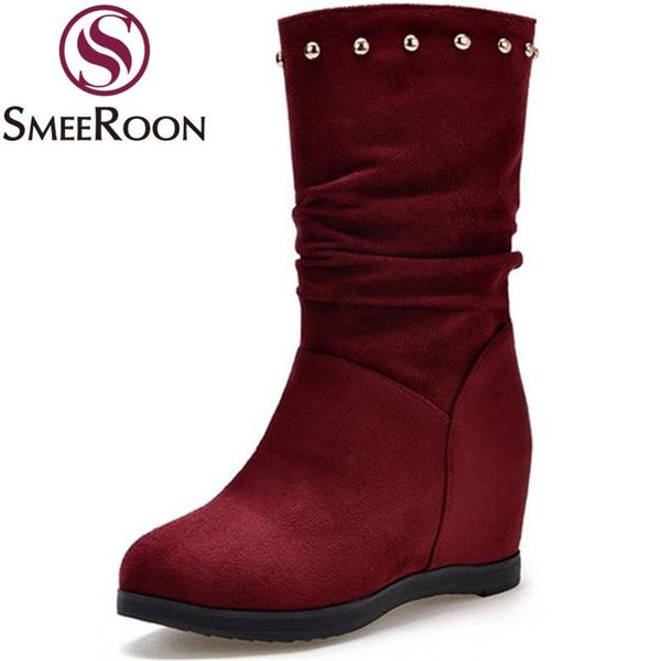 boots smeeroon 2021 solid color height increasing ankle fashion round toe leisure campus winter for women prom shoes, Black
boots smeeroon 2021 solid color height increasing ankle fashion round toe leisure campus winter for women prom shoes, Black