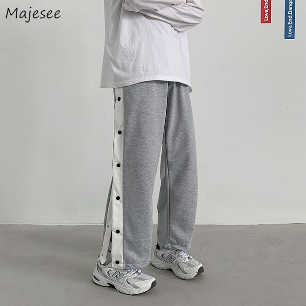 men casual pants side-slit buttons wide leg loose plus size 3xl high elasticity track all-match students streetwear daily trendy, Black
men casual pants side-slit buttons wide leg loose plus size 3xl high elasticity track all-match students streetwear daily trendy, Black