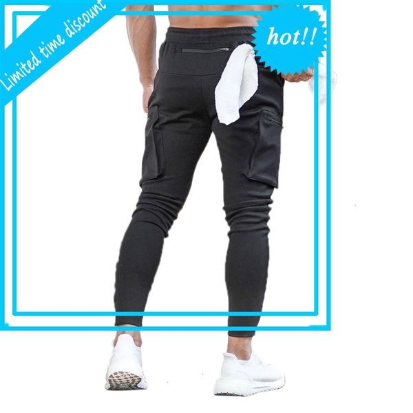 men camouflage fitness running breathing casual elastic tail rits jogger jogging pants pocket sport broek, Black 
men camouflage fitness running breathing casual elastic tail rits jogger jogging pants pocket sport broek, Black