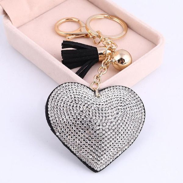 women romantic key heart jewelry keychain holder chain ring car llaveros bag pendant charm, Silver
women romantic key heart jewelry keychain holder chain ring car llaveros bag pendant charm, Silver