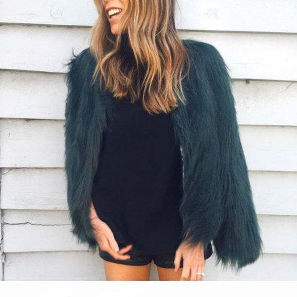 wholesale-fashion winter women fur coat high-grade women shaggy coat long sleeve fluffy faux fur fourrure female plus size fur outerwear, Black
wholesale-fashion winter women fur coat high-grade women shaggy coat long sleeve fluffy faux fur fourrure female plus size fur outerwear, Black
