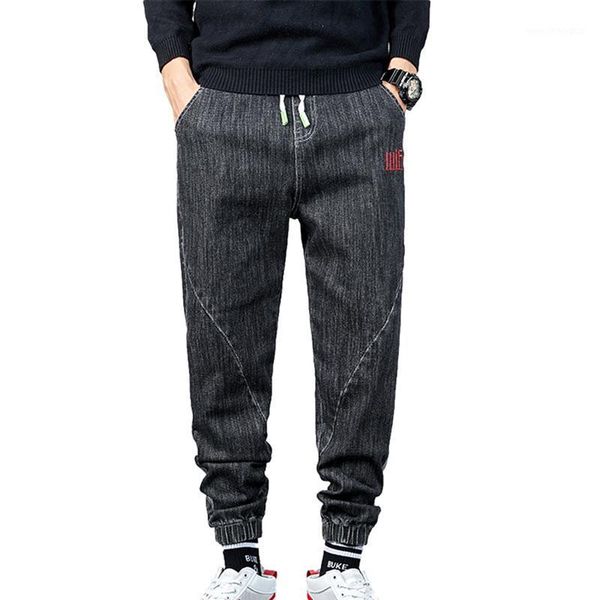 men's jeans 2021 men design embroidered stretch elastic plus size cool man streetwear leg harem pants loose hip hop oversized trouser1, Blue
men's jeans 2021 men design embroidered stretch elastic plus size cool man streetwear leg harem pants loose hip hop oversized trouser1, Blue