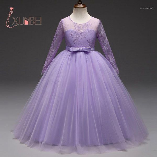 girl's dresses floor length princess long sleeves lace flower girl purple girls pageant dress first communion party gown1, Red;yellow
girl's dresses floor length princess long sleeves lace flower girl purple girls pageant dress first communion party gown1, Red;yellow