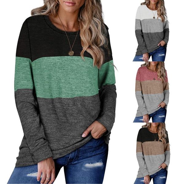 30# fashion woman tshirts solid color stitching t shirt knotted pullover o-neck long sleeve patchwork mujer camisetas, White
30# fashion woman tshirts solid color stitching t shirt knotted pullover o-neck long sleeve patchwork mujer camisetas, White