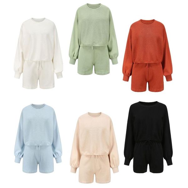 women's sweaters women 2pcs knit outfit puff sleeve crop drawstring shorts sweater loungewear e56c, White;black
women's sweaters women 2pcs knit outfit puff sleeve crop drawstring shorts sweater loungewear e56c, White;black