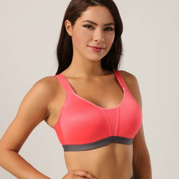Women Sports Bra Seamless Sponge Pushup Wireless Thin Cup Shock-Proof Fitness Bra Bracier De Mujer Push Up Plus Size Lingere, Watermelon red
Women Sports Bra Seamless Sponge Pushup Wireless Thin Cup Shock-Proof Fitness Bra Bracier De Mujer Push Up Plus Size Lingere, Watermelon red