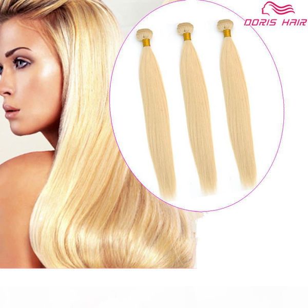 luxury blond 613 color remy hair wefts bundles brazilian indian human hair weave silk straight colored dyeable dhl, Black 
luxury blond 613 color remy hair wefts bundles brazilian indian human hair weave silk straight colored dyeable dhl, Black