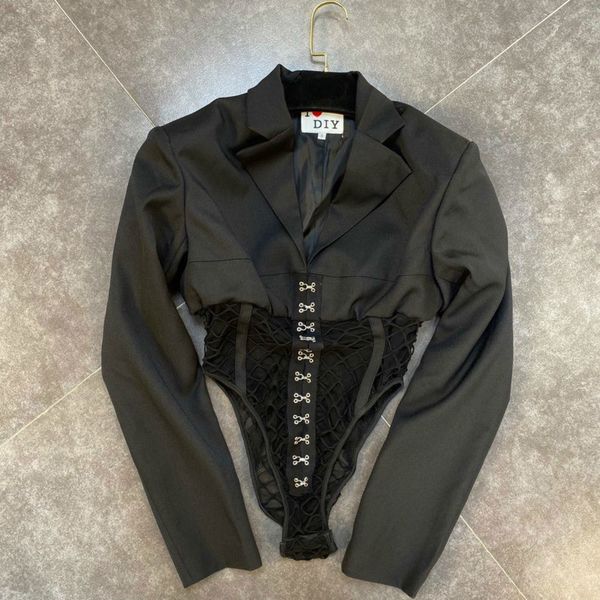 deat new 2020 autumn fashion casual lapel shoulder long sleeve black patchwork slim romper women bodysuits sf092 q1118, White
deat new 2020 autumn fashion casual lapel shoulder long sleeve black patchwork slim romper women bodysuits sf092 q1118, White