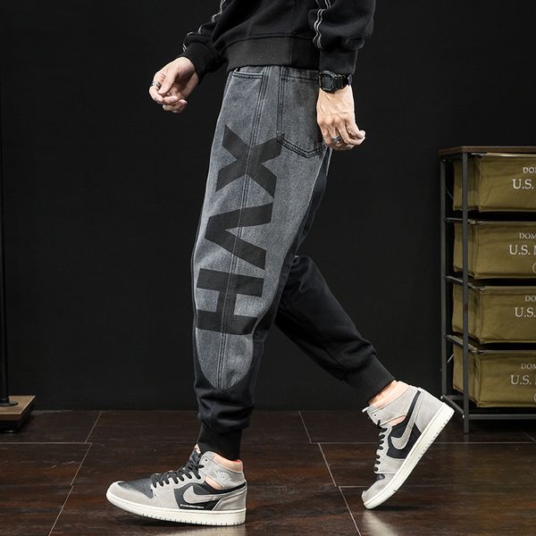 2021 new autumn newly fashion men jeans loose fit spliced patchwork designer casual joggers wide leg trousers printed hip hop sweatpants xh1, Blue
2021 new autumn newly fashion men jeans loose fit spliced patchwork designer casual joggers wide leg trousers printed hip hop sweatpants xh1, Blue