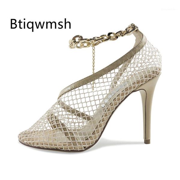 sandals 2021 nude mesh gladiator women round toe metal chain ankle strap high heel shoes woman fashion dress shoes1, Black
sandals 2021 nude mesh gladiator women round toe metal chain ankle strap high heel shoes woman fashion dress shoes1, Black