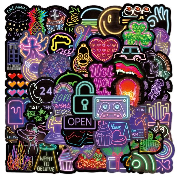 50pcs/lot wholesale ale neon light stickers waterproof no-duplicate stickers guitar bicycle suitcase water bottle helmet car decals
50pcs/lot wholesale ale neon light stickers waterproof no-duplicate stickers guitar bicycle suitcase water bottle helmet car decals