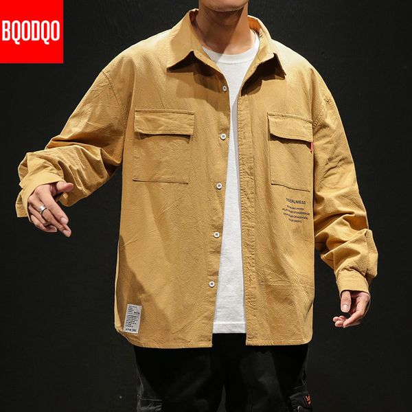 long sleeve white autumn letter print casual shirt men fashion streetwear social loose winter cotton cargo military shirts male c1222, White;black
long sleeve white autumn letter print casual shirt men fashion streetwear social loose winter cotton cargo military shirts male c1222, White;black