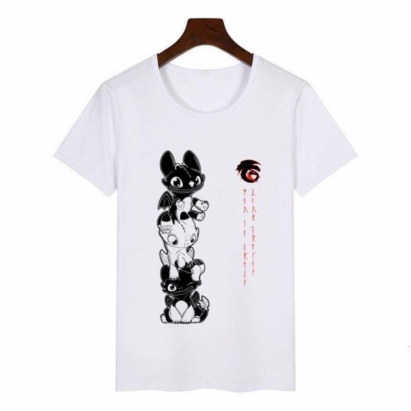 2019 new summer women's t-shirt toothless the night fury graphic tees women harajuku t-shirt anime female aesthetic clothes, White
2019 new summer women's t-shirt toothless the night fury graphic tees women harajuku t-shirt anime female aesthetic clothes, White