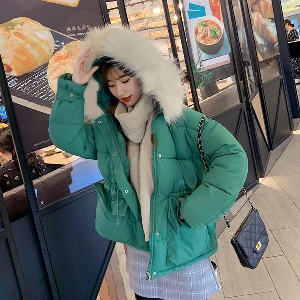 women's down & parkas oversized jackets autumn winter 2021 faux fur collar hooded coat female warm woman ropa zjt1121, Black
women's down & parkas oversized jackets autumn winter 2021 faux fur collar hooded coat female warm woman ropa zjt1121, Black