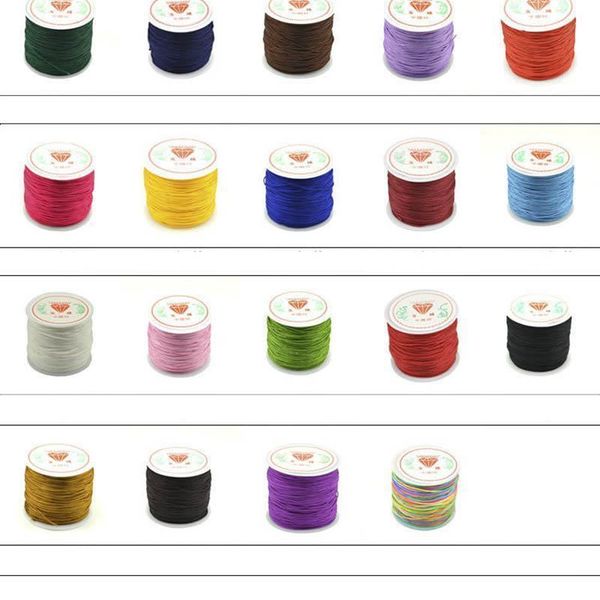 45m roll 0.8mm nylon kumihimo thread for jewerly making tassel material diy red cords findings handmade braided rope supplier h bbymis
45m roll 0.8mm nylon kumihimo thread for jewerly making tassel material diy red cords findings handmade braided rope supplier h bbymis