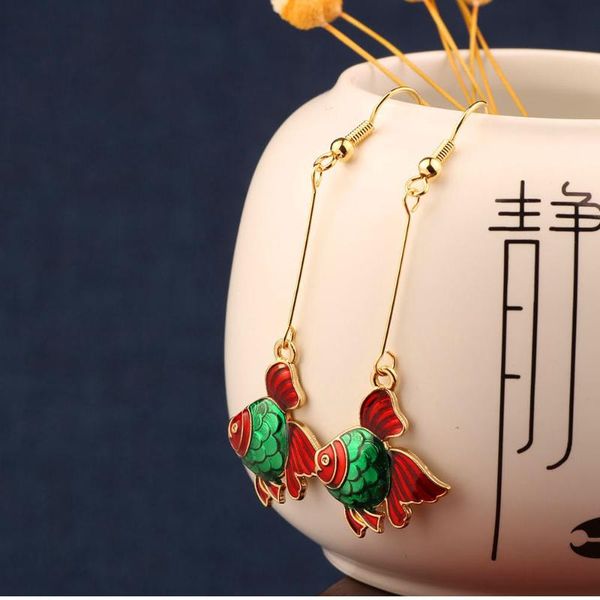 mywiny 2020 new fashion fish earrings,long old enamel multicolor earrings,ethnic vintage jewelry for women and girl of gift, Silver
mywiny 2020 new fashion fish earrings,long old enamel multicolor earrings,ethnic vintage jewelry for women and girl of gift, Silver