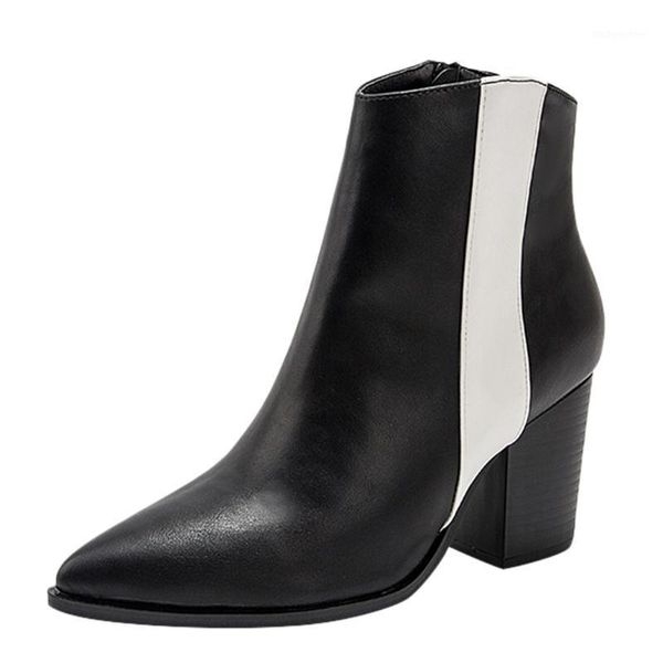 boots autumn ankle for women fashion high heel shoes pointed side zipper short ladies winter botas mujer1, Black
boots autumn ankle for women fashion high heel shoes pointed side zipper short ladies winter botas mujer1, Black