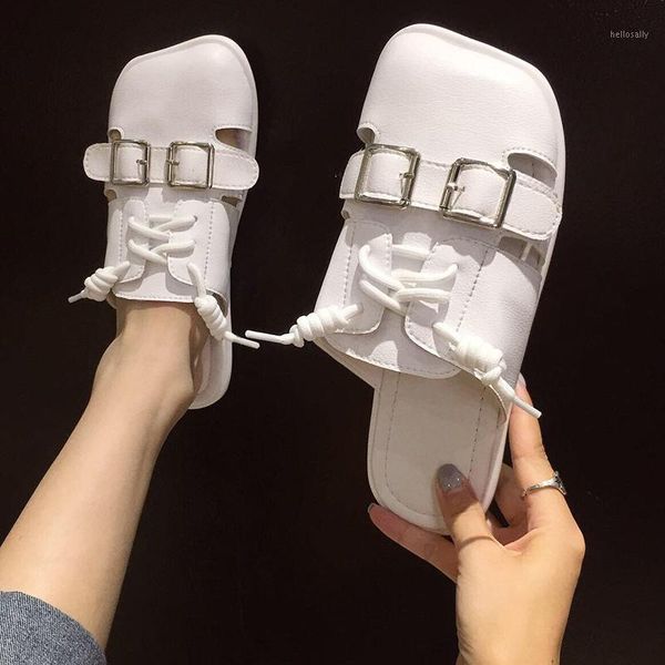 netcelebrity cutout square toe slip on mules woman slippers cover toe sandals buckle band cross-tied flat slides women shoes20201, Black
netcelebrity cutout square toe slip on mules woman slippers cover toe sandals buckle band cross-tied flat slides women shoes20201, Black