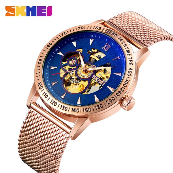 brand skmei automatic watch for men luxury stainless steel business mens watches waterproof clock bracelet skeleton movement, Slivery;brown
brand skmei automatic watch for men luxury stainless steel business mens watches waterproof clock bracelet skeleton movement, Slivery;brown
