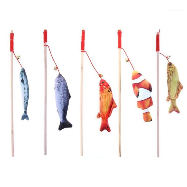 wood tease rod cat sticks plush stuffed fish pet cat toys with catnip bell teaser interactive training toys for products1
wood tease rod cat sticks plush stuffed fish pet cat toys with catnip bell teaser interactive training toys for products1