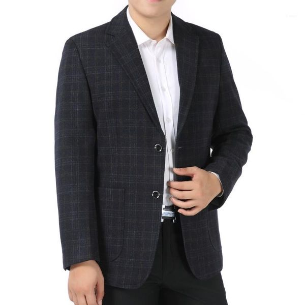 men's suits & blazers men elegant wool suit jackets classical plaid woollen blazer man gray khaki coat male check pattern hombre1, White;black
men's suits & blazers men elegant wool suit jackets classical plaid woollen blazer man gray khaki coat male check pattern hombre1, White;black